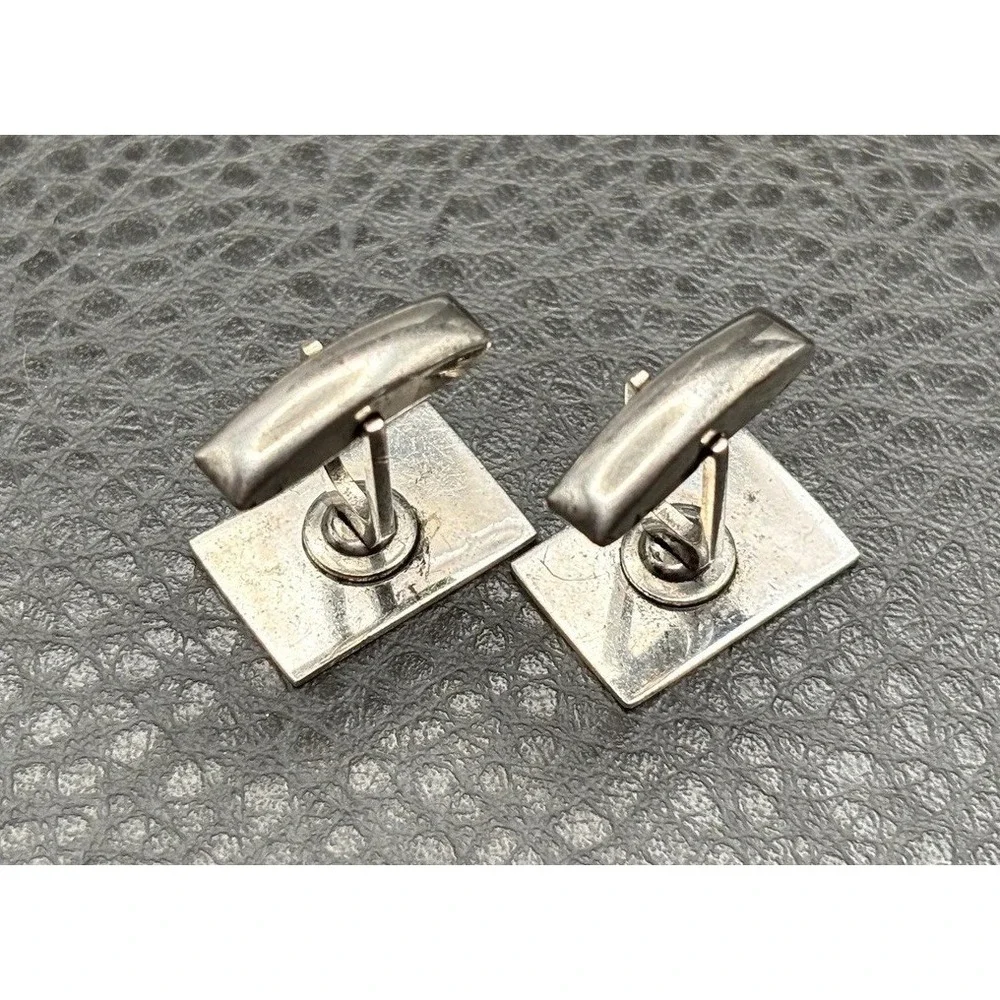 Vintage Art Deco 925 Sterling Silver Ornate Cufflinks